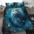 Longhaired british cat in enchanted waterways bedding set