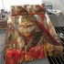 Longhaired british cat in medieval festivals bedding set