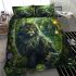 Longhaired british cat in mystical gardens bedding set