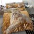 Longhaired british cat in rural landscapes bedding set