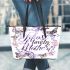 most lovely mother Leather Tote Bag