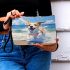 Ocean Frolic A Dog's Blissful Dive Makeup Bag
