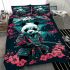 Panda samurai in front of mount fuji bedding set