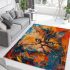 Persian cat in abstract artworks area rugs carpet