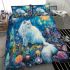 Persian cat in celestial gardens bedding set