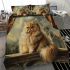 Persian cat in classical style bedding set