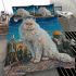 Persian cat in lunar eclipse observations bedding set