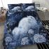 Persian cat in lunar gardens bedding set