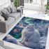 Persian cat in nordic winter wonderlands area rugs carpet