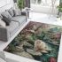 Persian cat in oriental gardens area rugs carpet