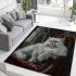 Persian cat in victorian gothic mansions area rugs carpet