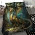 Radiant dragonling in the starry night bedding set