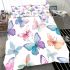 Seamless pattern of colorful butterflies bedding set