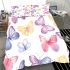 Seamless pattern of colorful butterflies bedding set