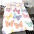 Seamless pattern of colorful butterflies bedding set