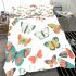 Seamless pattern of colorful butterflies bedding set