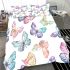 Seamless pattern of colorful butterflies bedding set