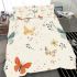 Seamless pattern with a digital illustration of butterflies bedding set