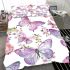 Seamless pattern with colorful pastel butterflies bedding set