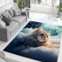 Serene sky nap of the cat area rugs carpet