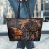 Sidney with dream catcher leather tote bag