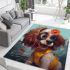 Stylish city pup area rugs carpet