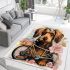 Stylish pooch a dog's day out area rugs carpet
