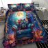 The artwork features colorful and vivid colors in a cartoon style bedding set