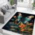 Tranquil butterfly oasis area rugs carpet