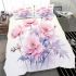 Tranquil floral arrangement bedding set
