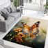 Tranquil garden wings area rugs carpet