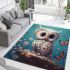 Tranquil owl haven area rugs carpet