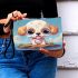 Tranquil Waters Dog Enjoying Nature Makeup Bag