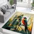 Urban jungle birds area rugs carpet