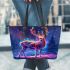 Vector illustration of a deer leather totee bag