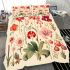 Vibrant floral vase bedding set