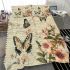 Vintage collage of vintage butterflies bedding set