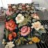 Vintage floral symmetry bedding set