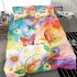 Watercolor painting of butterflies bedding set