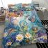 Watercolor painting of butterflies bedding set