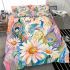 Watercolor painting of butterflies bedding set