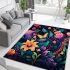 Whimsical floral symphony area rugs carpet