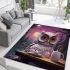 Whimsical owl at coffee table area rugs carpet