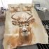 Whitetailed buck painting bedding set