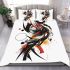 Abstract animal combining organic shapes bedding set