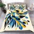 Abstract art vector design featuring an eagle bedding set