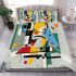 Abstract composition featuring bold shapes bedding set