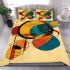 Abstract composition of circles and lines in the style bedding set