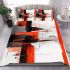 Abstract digital artwork geometric shapes and lines bedding set