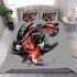 Abstract koi fish swirling colors and graceful curves bedding set